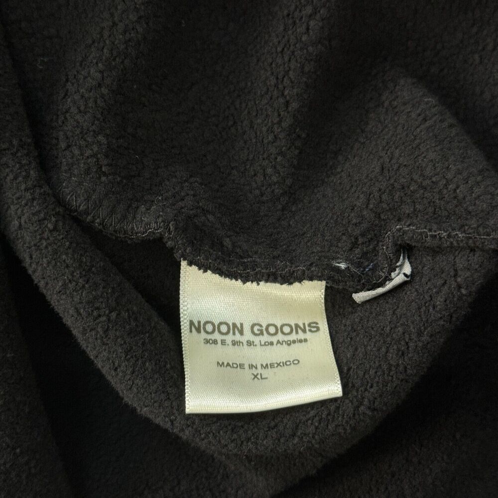 Noon Goons Hoodie Mens Extra Large Logo Fleece Pullover Black Streetwear XL - Picture 7 of 10